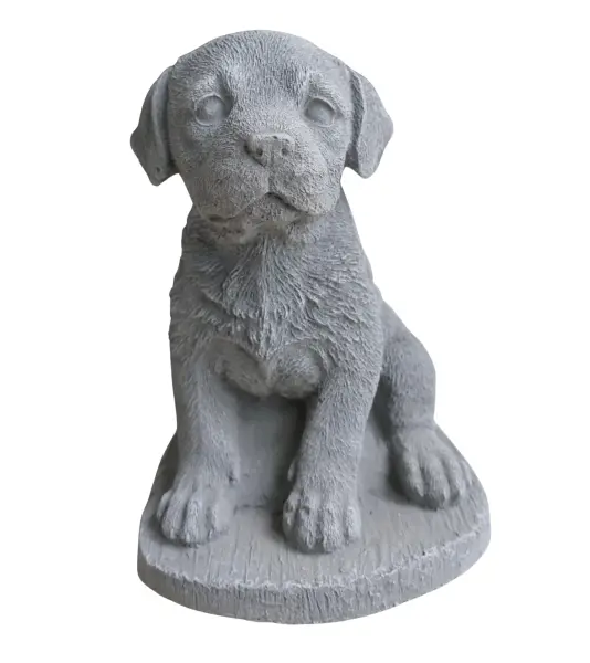 Product image 3 of the product “Milo - Seated Dog, 18cm H | cast stone ”